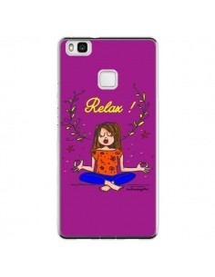 Coque Huawei P9 Lite Fille Relax Zen Yoga - Leellouebrigitte