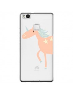 Coque Huawei P9 Lite Licorne Unicorn Rose Transparente -...