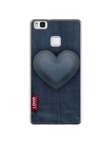 Coque Huawei P9 Lite Love Coeur en Jean - Lassana