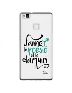 Coque Huawei P9 Lite J'aime la poésie et le daiquiri...