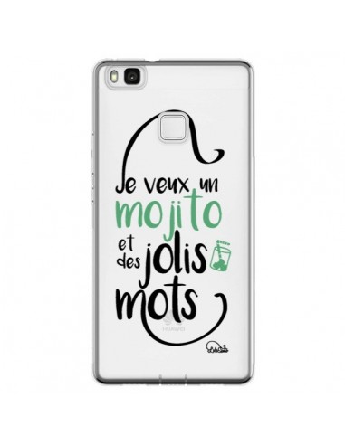 Coque Huawei P9 Lite Je veux un mojito et des jolis mots Transparente - Lolo Santo