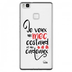 Coque Huawei P9 Lite Je veux un mec costaud et des...