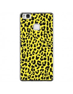 Coque Huawei P9 Lite Leopard Jaune - Mary Nesrala