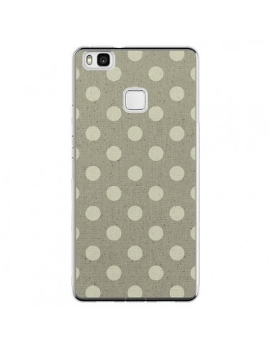 Coque Huawei P9 Lite Pois Polka Camel - Mary Nesrala