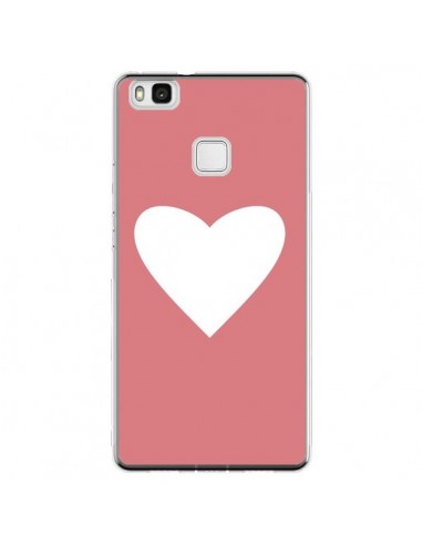 Coque Huawei P9 Lite Coeur Corail - Mary Nesrala