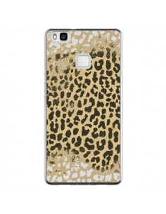 Coque Huawei P9 Lite Leopard Golden Or Doré - Mary Nesrala