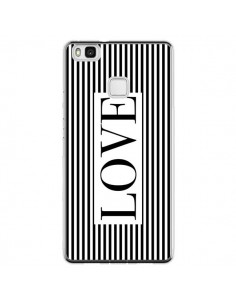 Coque Huawei P9 Lite Love Noir et Blanc - Mary Nesrala