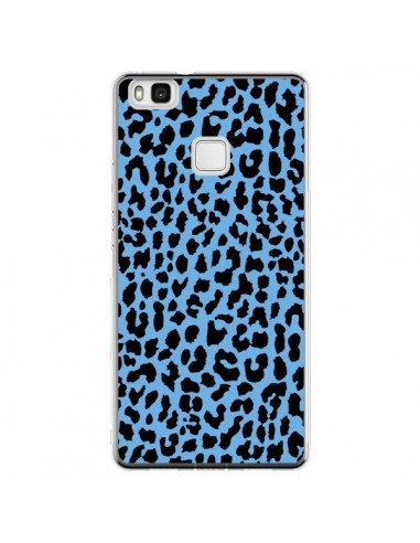 Coque Huawei P9 Lite Leopard Bleu Neon - Mary Nesrala