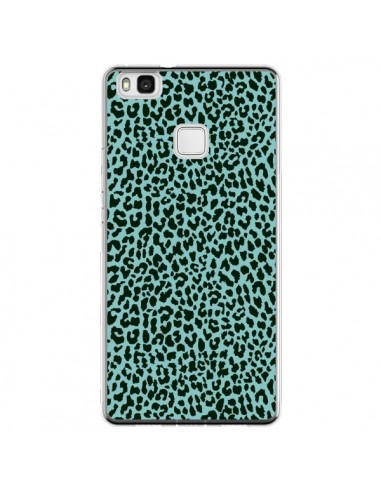 Coque Huawei P9 Lite Leopard Turquoise Neon - Mary Nesrala