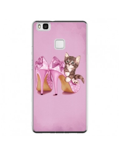Coque Huawei P9 Lite Chaton Chat Kitten Chaussure Shoes - Maryline Cazenave