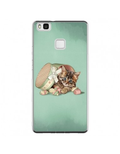 Coque Huawei P9 Lite Chaton Chat Kitten Boite Bonbon Candy - Maryline Cazenave