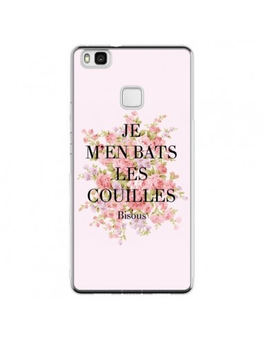 Coque Huawei P9 Lite Je m'en bats les couilles Bisous - Maryline Cazenave