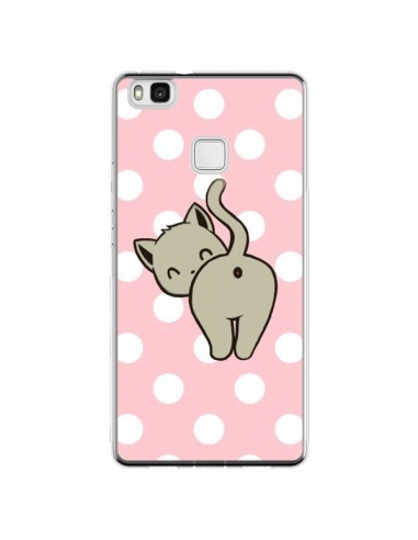 Coque Huawei P9 Lite Chat Chaton Pois - Maryline Cazenave