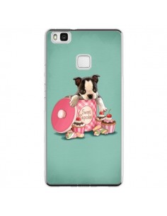 Coque Huawei P9 Lite Chien Dog Cupcakes Gateau Boite -...