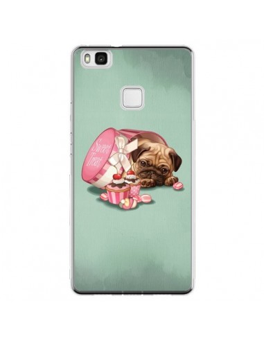 Coque Huawei P9 Lite Chien Dog Cupcakes Gateau Bonbon Boite - Maryline Cazenave