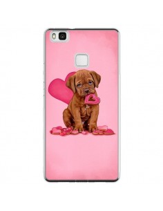 Coque Huawei P9 Lite Chien Dog Gateau Coeur Love -...