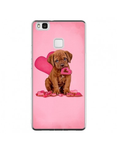 Coque Huawei P9 Lite Chien Dog Gateau Coeur Love - Maryline Cazenave