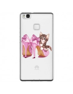 Coque Huawei P9 Lite Chaton Chat Kitten Chaussures Shoes...
