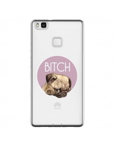 Coque Huawei P9 Lite Bulldog Bitch Transparente -...