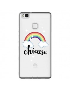Coque Huawei P9 Lite Chieuse Arc En Ciel Transparente -...
