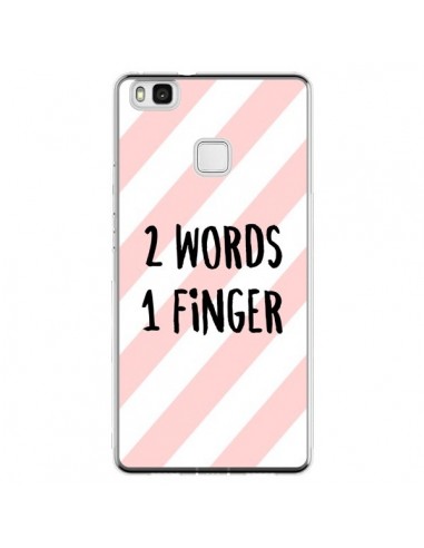 Coque Huawei P9 Lite 2 Words 1 Finger - Maryline Cazenave