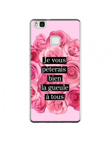 Coque Huawei P9 Lite Je vous pèterais Fleurs - Maryline Cazenave