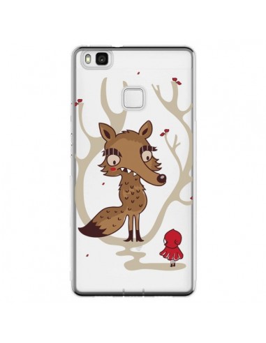 Coque Huawei P9 Lite Le Petit Chaperon Rouge Loup Hello Big Wolf Transparente - Maria Jose Da Luz