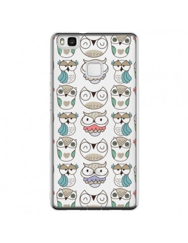 Coque Huawei P9 Lite Chouettes Owl Hibou Transparente - Maria Jose Da Luz