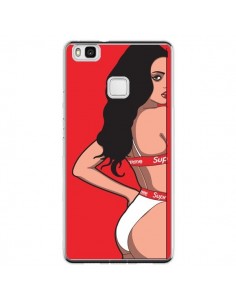 Coque Huawei P9 Lite Pop Art Femme Rouge - Mikadololo