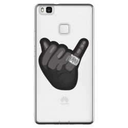 Coque Huawei P9 Lite OVO Ring bague Transparente -...
