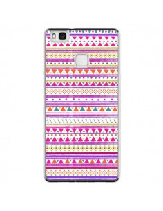 Coque Huawei P9 Lite Bandana Rose Azteque - Monica Martinez