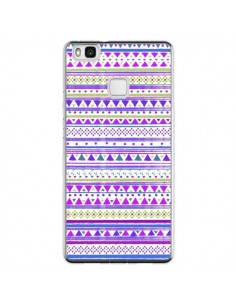Coque Huawei P9 Lite Bandana Violet Azteque - Monica...