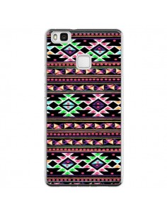 Coque Huawei P9 Lite Black Aylen Azteque - Monica Martinez