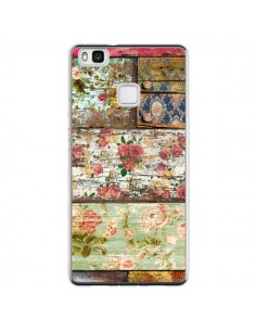 Coque Huawei P9 Lite Lady Rococo Bois Fleur - Maximilian San
