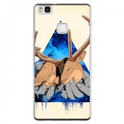 Coque Huawei P9 Lite Cerf Triangle Seconde Chance -...