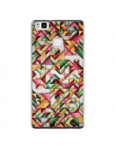 Coque Huawei P9 Lite Azteque Triangle Geometric World -...