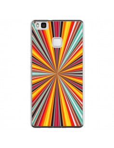 Coque Huawei P9 Lite Horizon Bandes Multicolores -...