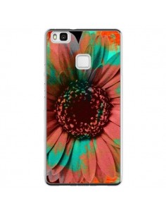 Coque Huawei P9 Lite Tournesol Lysergic Flower -...