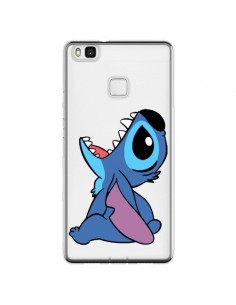 Coque Huawei P9 Lite Stitch de Lilo et Stitch Transparente