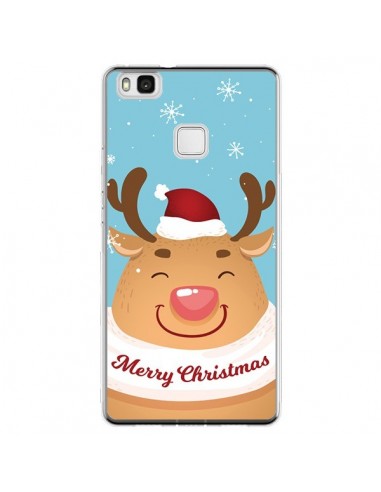 Coque Huawei P9 Lite Renne de Noël Merry Christmas - Nico