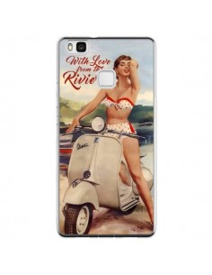 Coque Huawei P9 Lite Pin Up With Love From the Riviera...