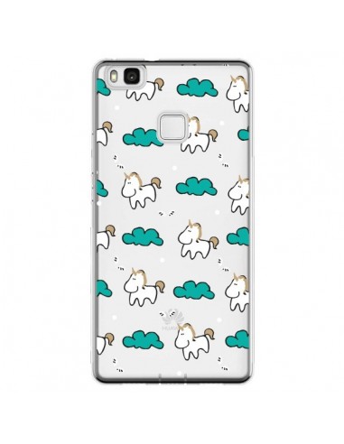 Coque Huawei P9 Lite Licorne et Nuages Transparente - Nico