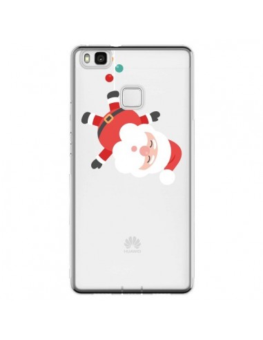Coque Huawei P9 Lite Père Noël et sa Guirlande transparente - Nico
