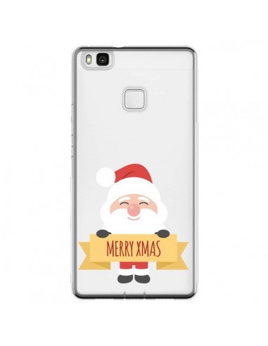 Coque Huawei P9 Lite Père Noël Merry Christmas transparente - Nico