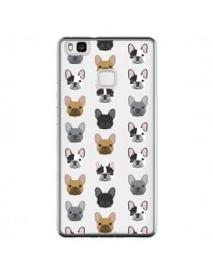 Coque Huawei P9 Lite Chiens Bulldog Français Transparente...