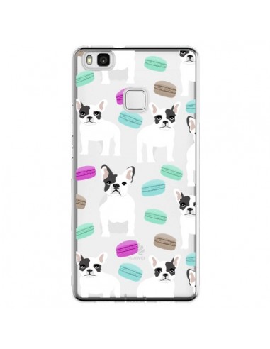 Coque Huawei P9 Lite Chiens Bulldog Français Macarons Transparente - Pet Friendly