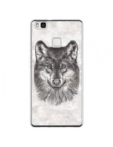 Coque Huawei P9 Lite Loup Gris - Rachel Caldwell