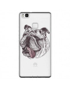 Coque Huawei P9 Lite Chien Bulldog Dog Transparente -...