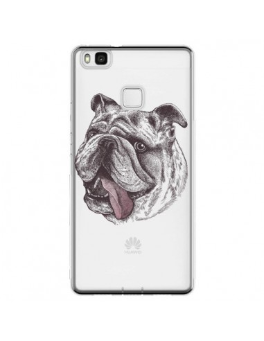 Coque Huawei P9 Lite Chien Bulldog Dog Transparente - Rachel Caldwell