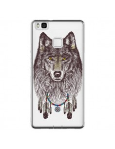 Coque Huawei P9 Lite Loup Wolf Attrape Reves Transparente...